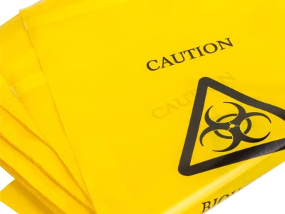 Yellow Biohazard Bag