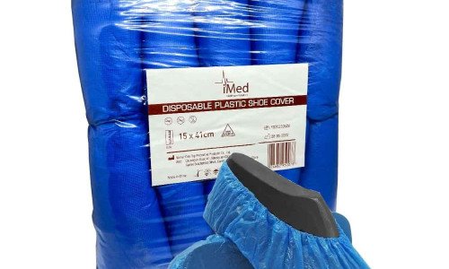 DISPOSABLE PLASTIC SHOE COVER