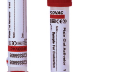 Plain tube with clot activiator